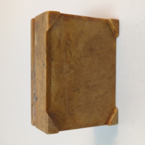 Decorative Inlay Marble Box - Picture 3 of 4